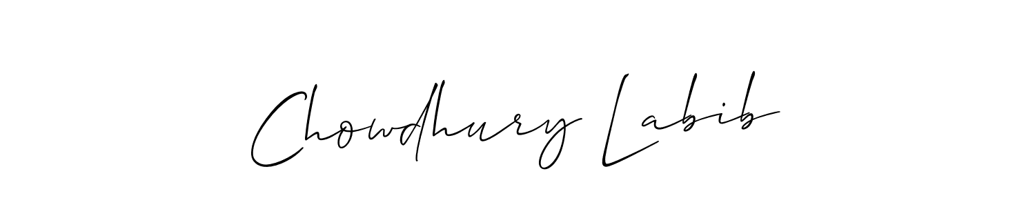 It looks lik you need a new signature style for name Chowdhury Labib. Design unique handwritten (Allison_Script) signature with our free signature maker in just a few clicks. Chowdhury Labib signature style 2 images and pictures png