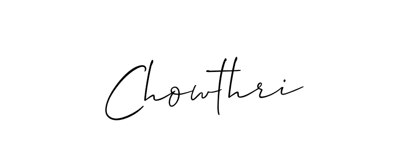 Chowthri stylish signature style. Best Handwritten Sign (Allison_Script) for my name. Handwritten Signature Collection Ideas for my name Chowthri. Chowthri signature style 2 images and pictures png