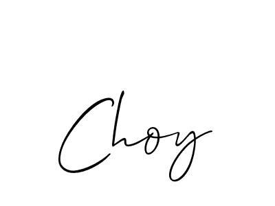 How to make Choy signature? Allison_Script is a professional autograph style. Create handwritten signature for Choy name. Choy signature style 2 images and pictures png