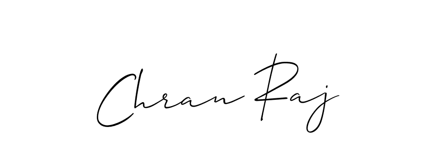 The best way (Allison_Script) to make a short signature is to pick only two or three words in your name. The name Chran Raj include a total of six letters. For converting this name. Chran Raj signature style 2 images and pictures png