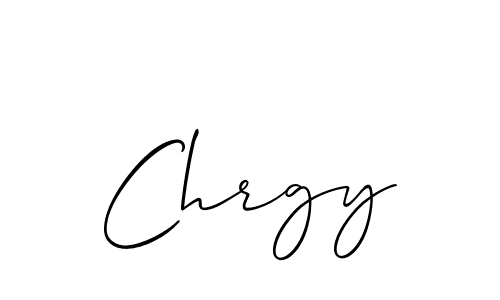 Make a short Chrgy signature style. Manage your documents anywhere anytime using Allison_Script. Create and add eSignatures, submit forms, share and send files easily. Chrgy signature style 2 images and pictures png