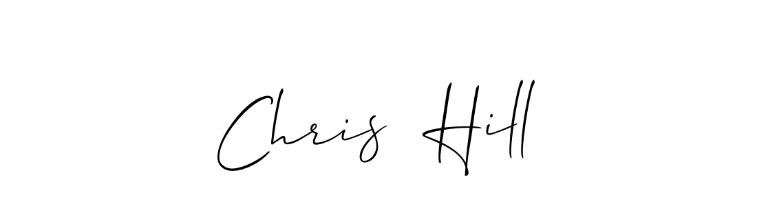 Also You can easily find your signature by using the search form. We will create Chris  Hill name handwritten signature images for you free of cost using Allison_Script sign style. Chris  Hill signature style 2 images and pictures png