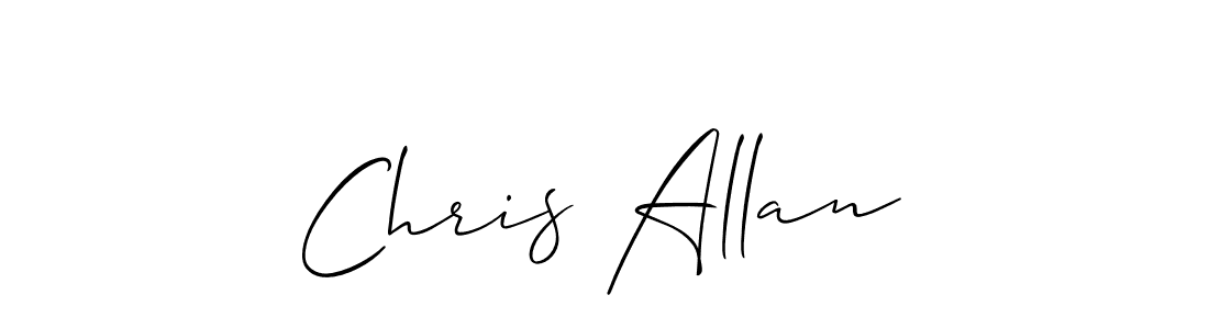 Also we have Chris Allan name is the best signature style. Create professional handwritten signature collection using Allison_Script autograph style. Chris Allan signature style 2 images and pictures png