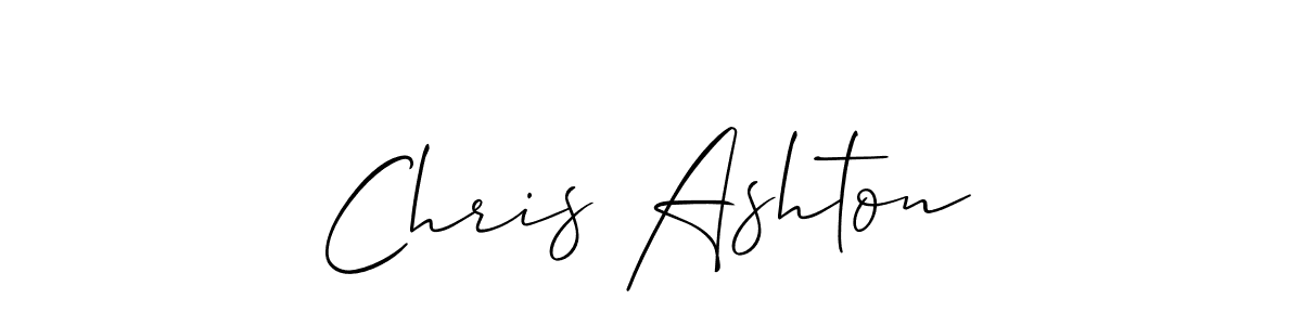 The best way (Allison_Script) to make a short signature is to pick only two or three words in your name. The name Chris Ashton include a total of six letters. For converting this name. Chris Ashton signature style 2 images and pictures png