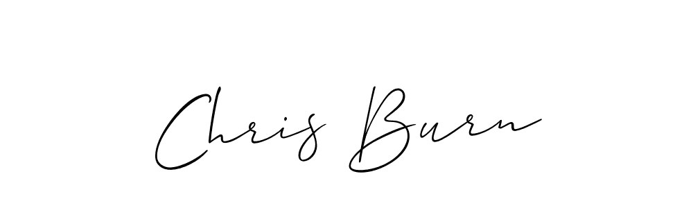 Create a beautiful signature design for name Chris Burn. With this signature (Allison_Script) fonts, you can make a handwritten signature for free. Chris Burn signature style 2 images and pictures png