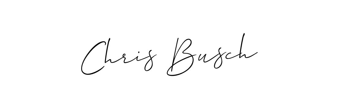 Create a beautiful signature design for name Chris Busch. With this signature (Allison_Script) fonts, you can make a handwritten signature for free. Chris Busch signature style 2 images and pictures png