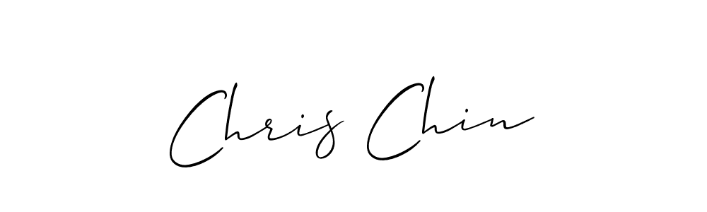 Chris Chin stylish signature style. Best Handwritten Sign (Allison_Script) for my name. Handwritten Signature Collection Ideas for my name Chris Chin. Chris Chin signature style 2 images and pictures png