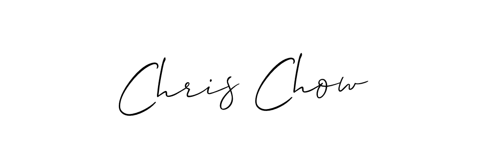 Best and Professional Signature Style for Chris Chow. Allison_Script Best Signature Style Collection. Chris Chow signature style 2 images and pictures png