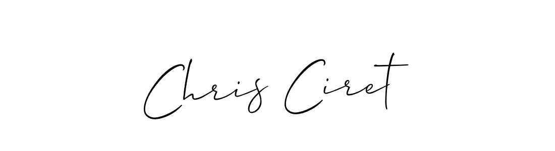 Make a beautiful signature design for name Chris Ciret. Use this online signature maker to create a handwritten signature for free. Chris Ciret signature style 2 images and pictures png