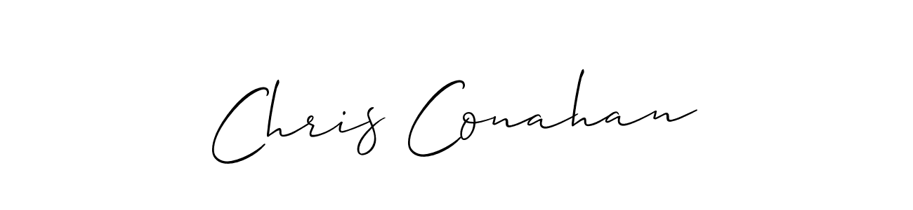 if you are searching for the best signature style for your name Chris Conahan. so please give up your signature search. here we have designed multiple signature styles  using Allison_Script. Chris Conahan signature style 2 images and pictures png