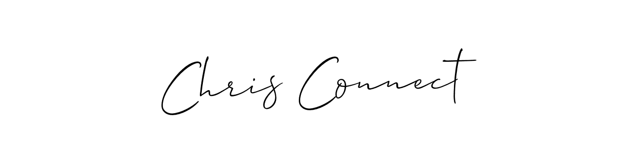 How to make Chris Connect signature? Allison_Script is a professional autograph style. Create handwritten signature for Chris Connect name. Chris Connect signature style 2 images and pictures png