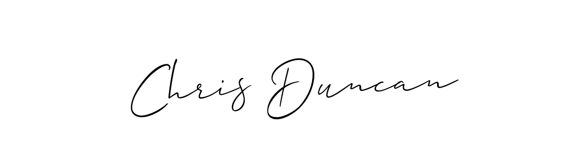 Also You can easily find your signature by using the search form. We will create Chris Duncan name handwritten signature images for you free of cost using Allison_Script sign style. Chris Duncan signature style 2 images and pictures png