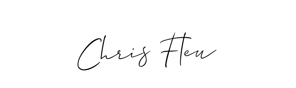 How to Draw Chris Fleu signature style? Allison_Script is a latest design signature styles for name Chris Fleu. Chris Fleu signature style 2 images and pictures png