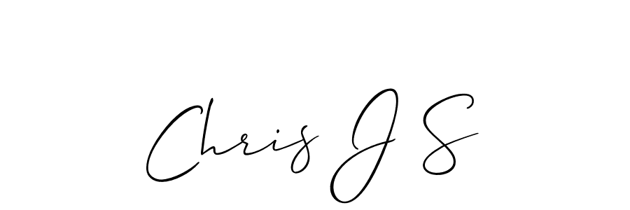 Also we have Chris J S name is the best signature style. Create professional handwritten signature collection using Allison_Script autograph style. Chris J S signature style 2 images and pictures png