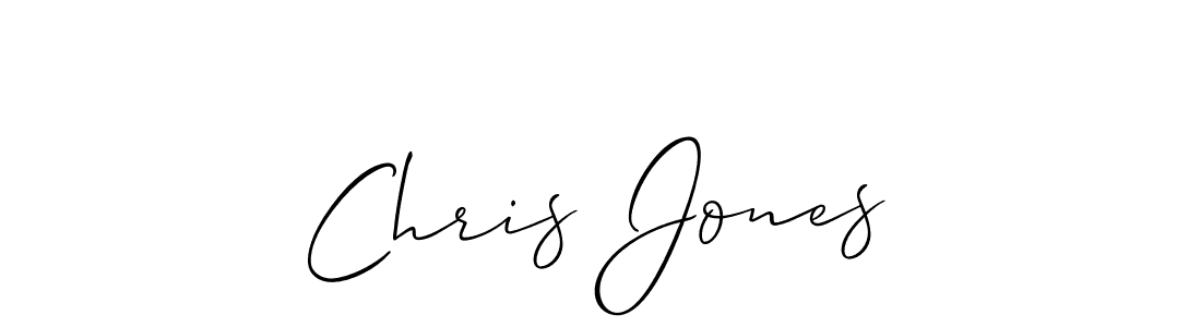 Design your own signature with our free online signature maker. With this signature software, you can create a handwritten (Allison_Script) signature for name Chris Jones. Chris Jones signature style 2 images and pictures png