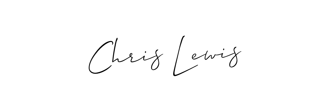 Use a signature maker to create a handwritten signature online. With this signature software, you can design (Allison_Script) your own signature for name Chris Lewis. Chris Lewis signature style 2 images and pictures png