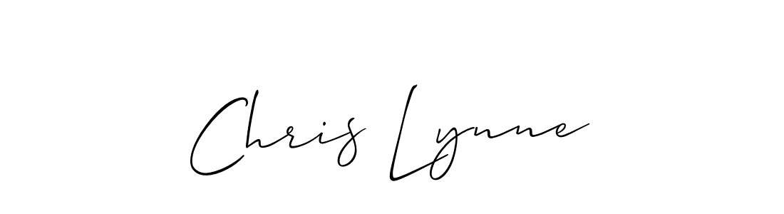 Also we have Chris Lynne name is the best signature style. Create professional handwritten signature collection using Allison_Script autograph style. Chris Lynne signature style 2 images and pictures png