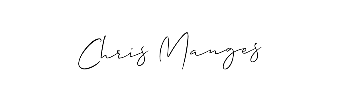 Also we have Chris Manges name is the best signature style. Create professional handwritten signature collection using Allison_Script autograph style. Chris Manges signature style 2 images and pictures png