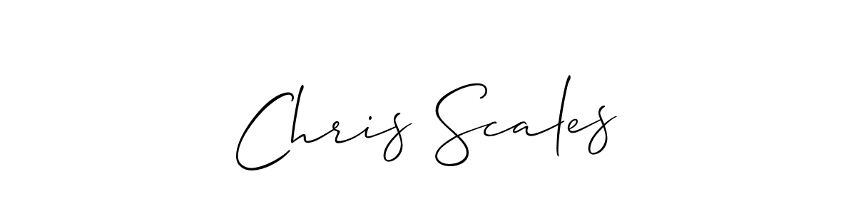 How to make Chris Scales name signature. Use Allison_Script style for creating short signs online. This is the latest handwritten sign. Chris Scales signature style 2 images and pictures png