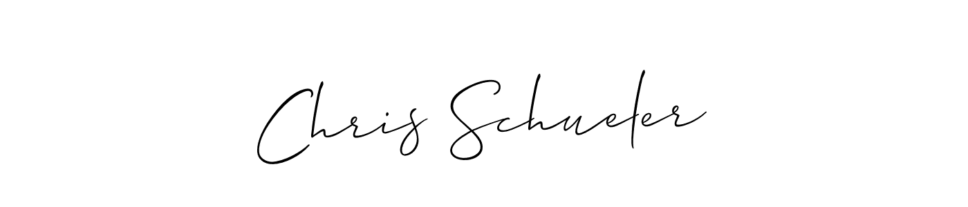 How to Draw Chris Schueler signature style? Allison_Script is a latest design signature styles for name Chris Schueler. Chris Schueler signature style 2 images and pictures png