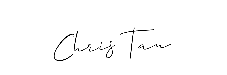 Make a short Chris Tan signature style. Manage your documents anywhere anytime using Allison_Script. Create and add eSignatures, submit forms, share and send files easily. Chris Tan signature style 2 images and pictures png