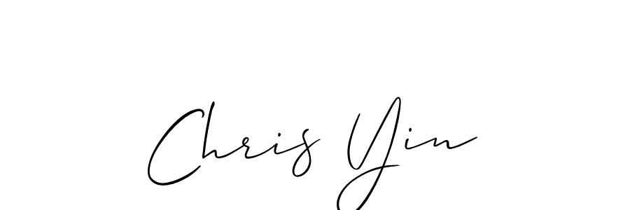 Also You can easily find your signature by using the search form. We will create Chris Yin name handwritten signature images for you free of cost using Allison_Script sign style. Chris Yin signature style 2 images and pictures png
