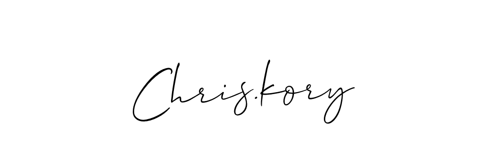 Chris.kory stylish signature style. Best Handwritten Sign (Allison_Script) for my name. Handwritten Signature Collection Ideas for my name Chris.kory. Chris.kory signature style 2 images and pictures png