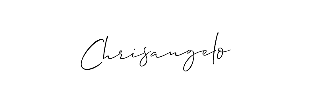 Also we have Chrisangelo name is the best signature style. Create professional handwritten signature collection using Allison_Script autograph style. Chrisangelo signature style 2 images and pictures png
