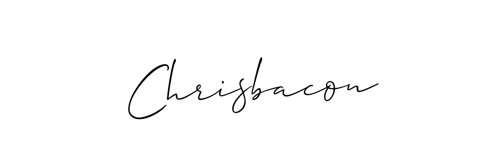 Once you've used our free online signature maker to create your best signature Allison_Script style, it's time to enjoy all of the benefits that Chrisbacon name signing documents. Chrisbacon signature style 2 images and pictures png