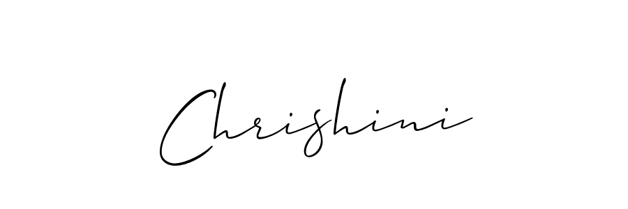Make a beautiful signature design for name Chrishini. With this signature (Allison_Script) style, you can create a handwritten signature for free. Chrishini signature style 2 images and pictures png