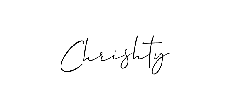 Similarly Allison_Script is the best handwritten signature design. Signature creator online .You can use it as an online autograph creator for name Chrishty. Chrishty signature style 2 images and pictures png