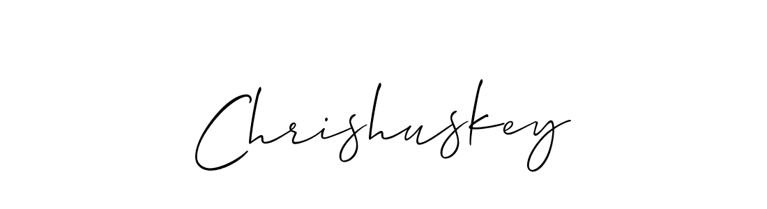 Also You can easily find your signature by using the search form. We will create Chrishuskey name handwritten signature images for you free of cost using Allison_Script sign style. Chrishuskey signature style 2 images and pictures png