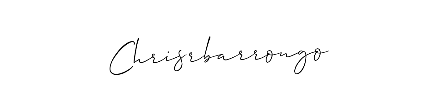 It looks lik you need a new signature style for name Chrisrbarrongo. Design unique handwritten (Allison_Script) signature with our free signature maker in just a few clicks. Chrisrbarrongo signature style 2 images and pictures png