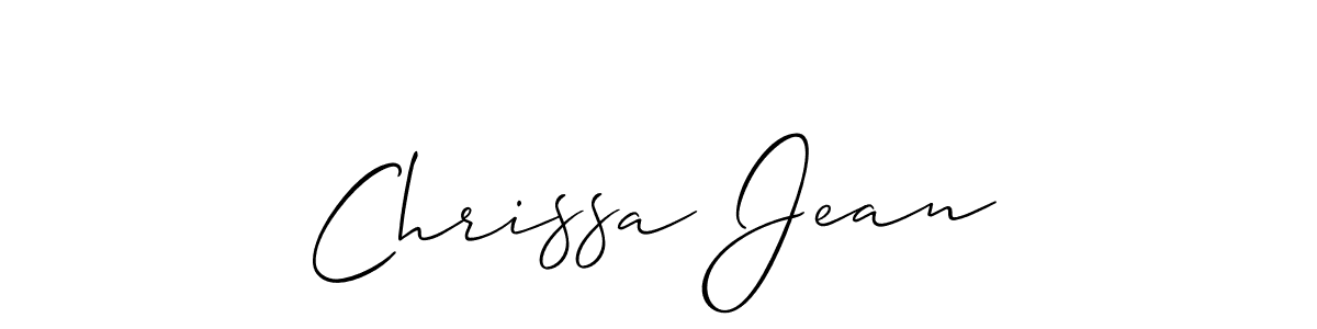 Check out images of Autograph of Chrissa Jean name. Actor Chrissa Jean Signature Style. Allison_Script is a professional sign style online. Chrissa Jean signature style 2 images and pictures png