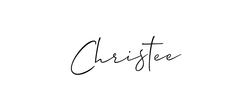 Best and Professional Signature Style for Christee. Allison_Script Best Signature Style Collection. Christee signature style 2 images and pictures png