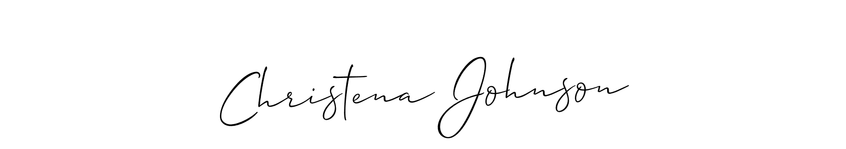 See photos of Christena Johnson official signature by Spectra . Check more albums & portfolios. Read reviews & check more about Allison_Script font. Christena Johnson signature style 2 images and pictures png