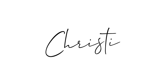 Similarly Allison_Script is the best handwritten signature design. Signature creator online .You can use it as an online autograph creator for name Christi. Christi signature style 2 images and pictures png