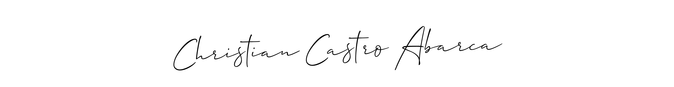 Once you've used our free online signature maker to create your best signature Allison_Script style, it's time to enjoy all of the benefits that Christian Castro Abarca name signing documents. Christian Castro Abarca signature style 2 images and pictures png