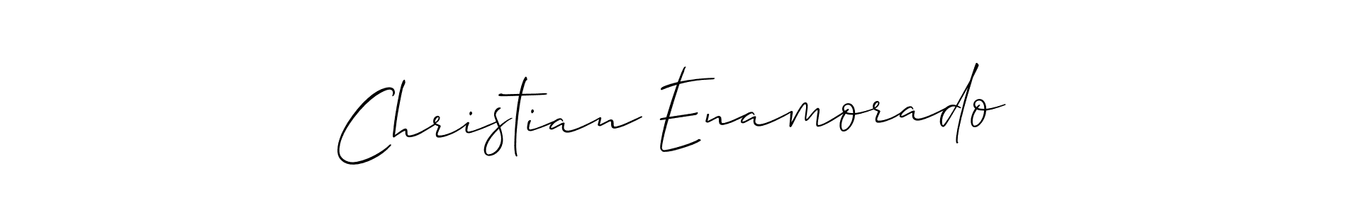 Once you've used our free online signature maker to create your best signature Allison_Script style, it's time to enjoy all of the benefits that Christian Enamorado name signing documents. Christian Enamorado signature style 2 images and pictures png