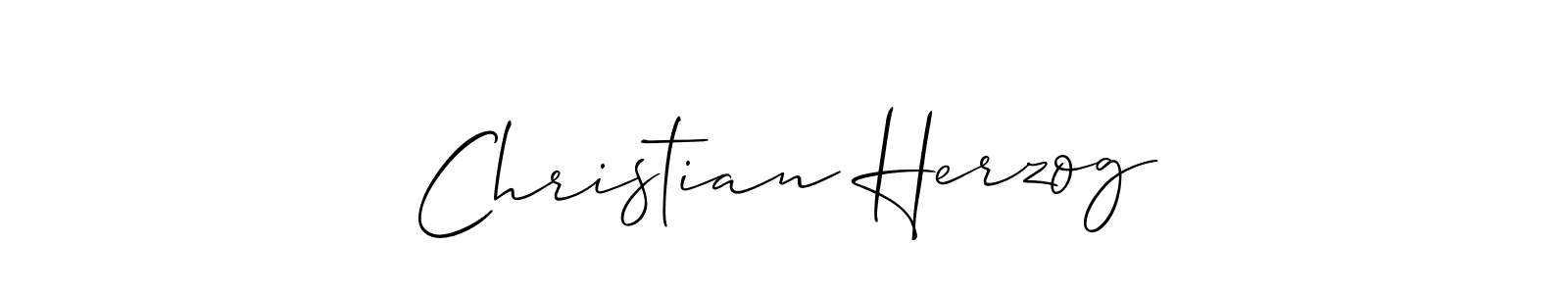 if you are searching for the best signature style for your name Christian Herzog. so please give up your signature search. here we have designed multiple signature styles  using Allison_Script. Christian Herzog signature style 2 images and pictures png