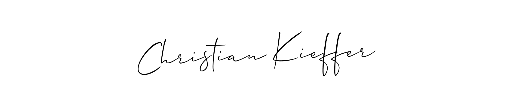 Make a short Christian Kieffer signature style. Manage your documents anywhere anytime using Allison_Script. Create and add eSignatures, submit forms, share and send files easily. Christian Kieffer signature style 2 images and pictures png
