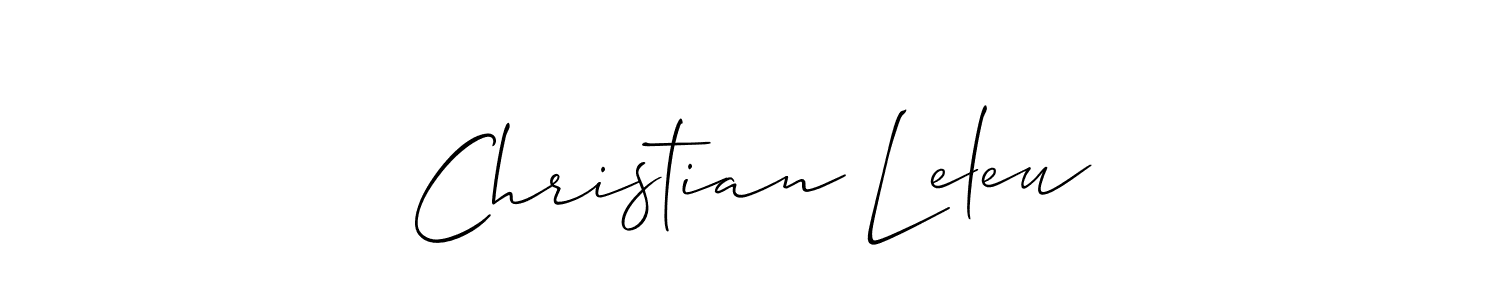Check out images of Autograph of Christian Leleu name. Actor Christian Leleu Signature Style. Allison_Script is a professional sign style online. Christian Leleu signature style 2 images and pictures png