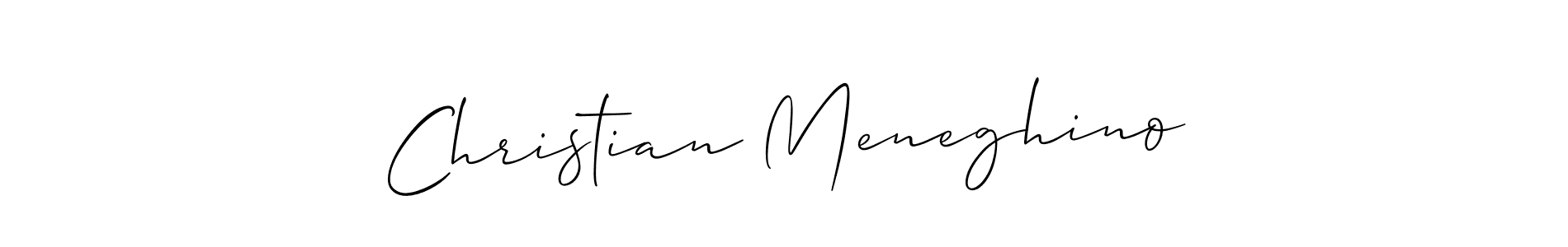 Best and Professional Signature Style for Christian Meneghino. Allison_Script Best Signature Style Collection. Christian Meneghino signature style 2 images and pictures png