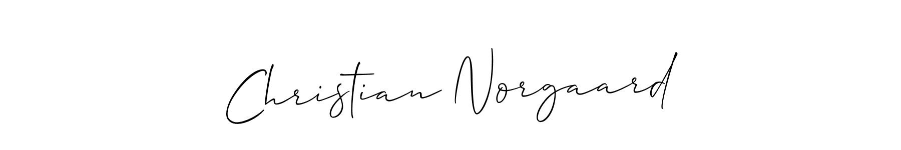 You should practise on your own different ways (Allison_Script) to write your name (Christian Norgaard) in signature. don't let someone else do it for you. Christian Norgaard signature style 2 images and pictures png