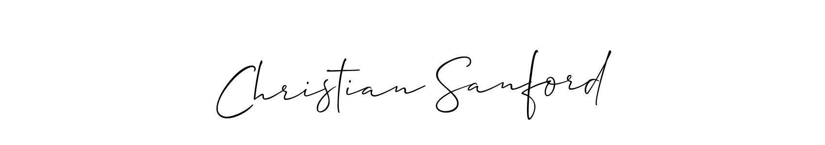 How to Draw Christian Sanford signature style? Allison_Script is a latest design signature styles for name Christian Sanford. Christian Sanford signature style 2 images and pictures png