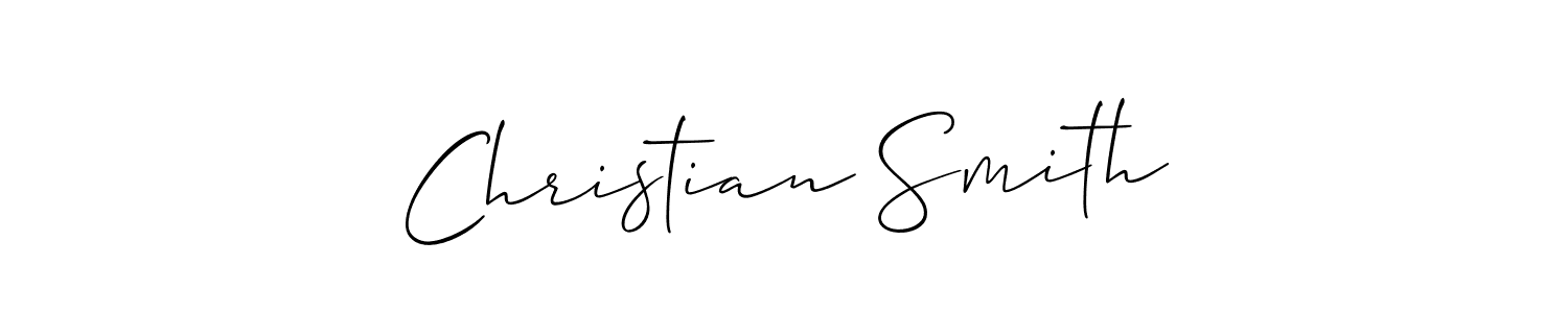 Best and Professional Signature Style for Christian Smith. Allison_Script Best Signature Style Collection. Christian Smith signature style 2 images and pictures png
