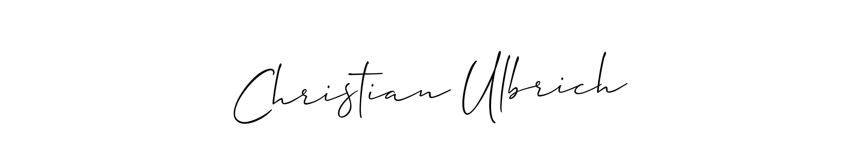 How to Draw Christian Ulbrich signature style? Allison_Script is a latest design signature styles for name Christian Ulbrich. Christian Ulbrich signature style 2 images and pictures png