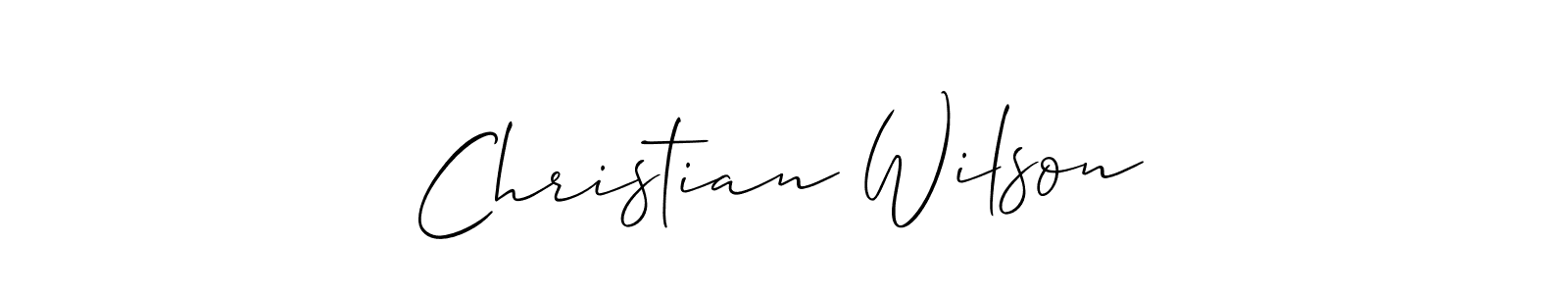 Make a beautiful signature design for name Christian Wilson. Use this online signature maker to create a handwritten signature for free. Christian Wilson signature style 2 images and pictures png