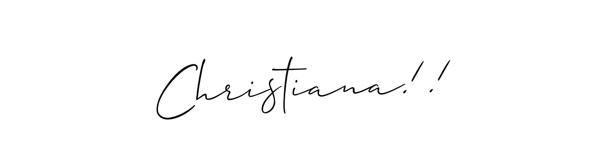 if you are searching for the best signature style for your name Christiana!!. so please give up your signature search. here we have designed multiple signature styles  using Allison_Script. Christiana!! signature style 2 images and pictures png