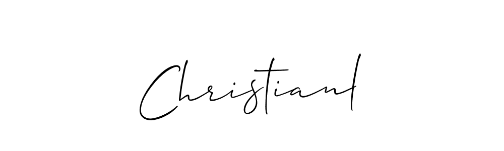 How to Draw Christianl signature style? Allison_Script is a latest design signature styles for name Christianl. Christianl signature style 2 images and pictures png